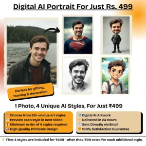 Personalized Handcrafted AI Art By Real Artists